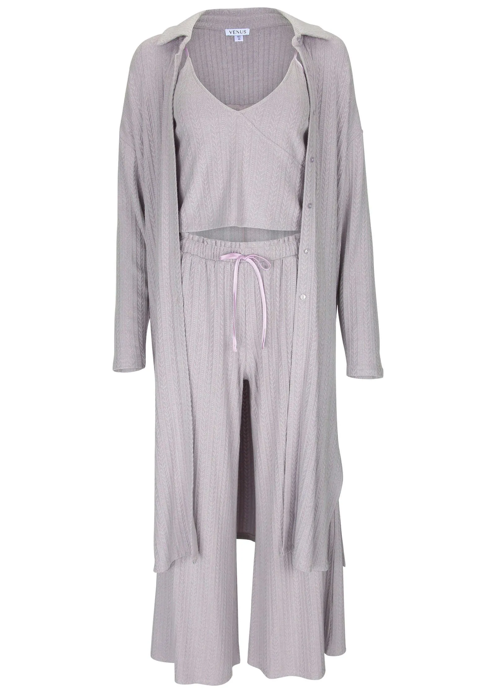 Brunch Knit 3 Piece Set - Misty Lilac sold by VENUS product image thumbnail 4