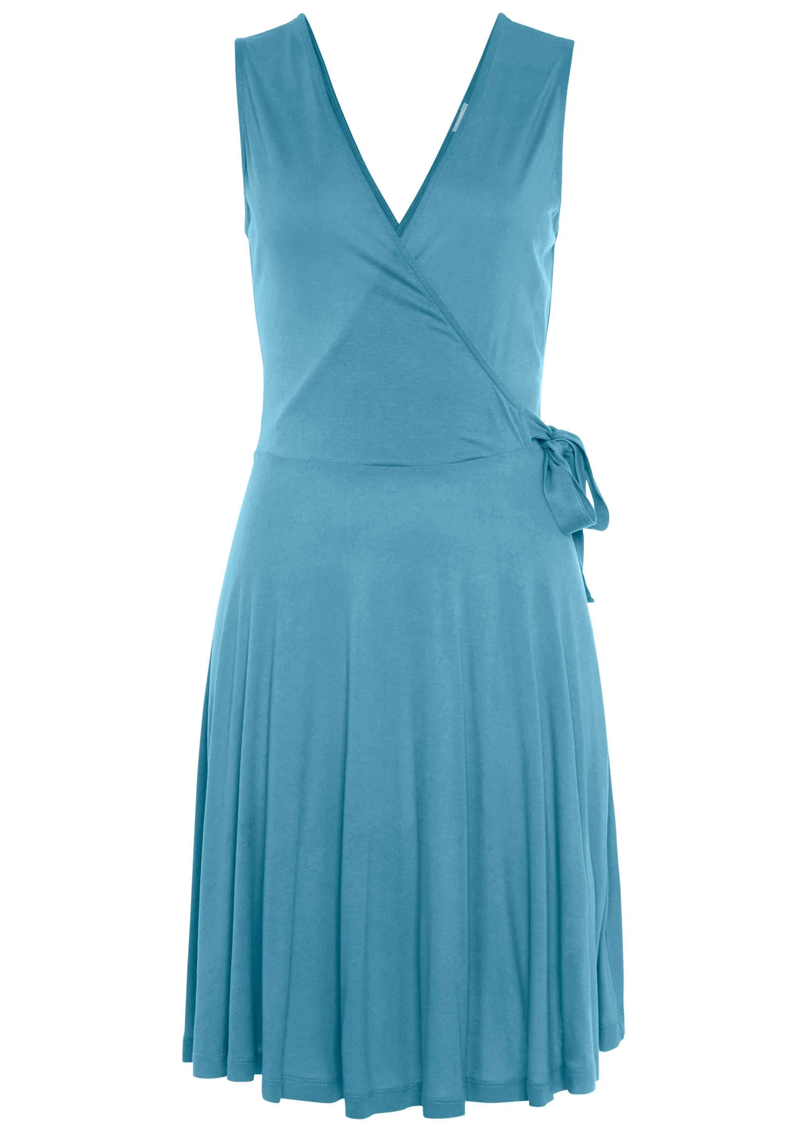 Faux Wrap Mini Dress - Blue sold by VENUS product image thumbnail 4