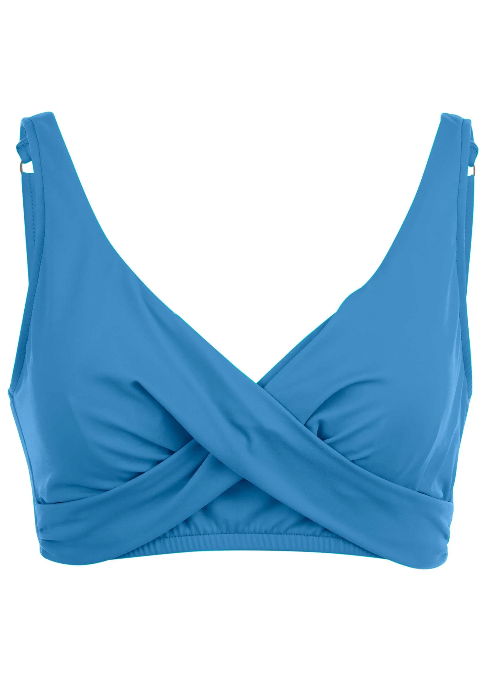 Lovely Lift Wrap Bikini Top - Azure Blue sold by VENUS product image thumbnail 4