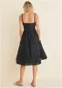 Paisley Eyelet Dress - Black sold by VENUS