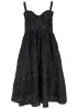 Paisley Eyelet Dress - Black sold by VENUS