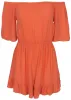 Flirty Cover-Up Romper - Coral Bright sold by VENUS