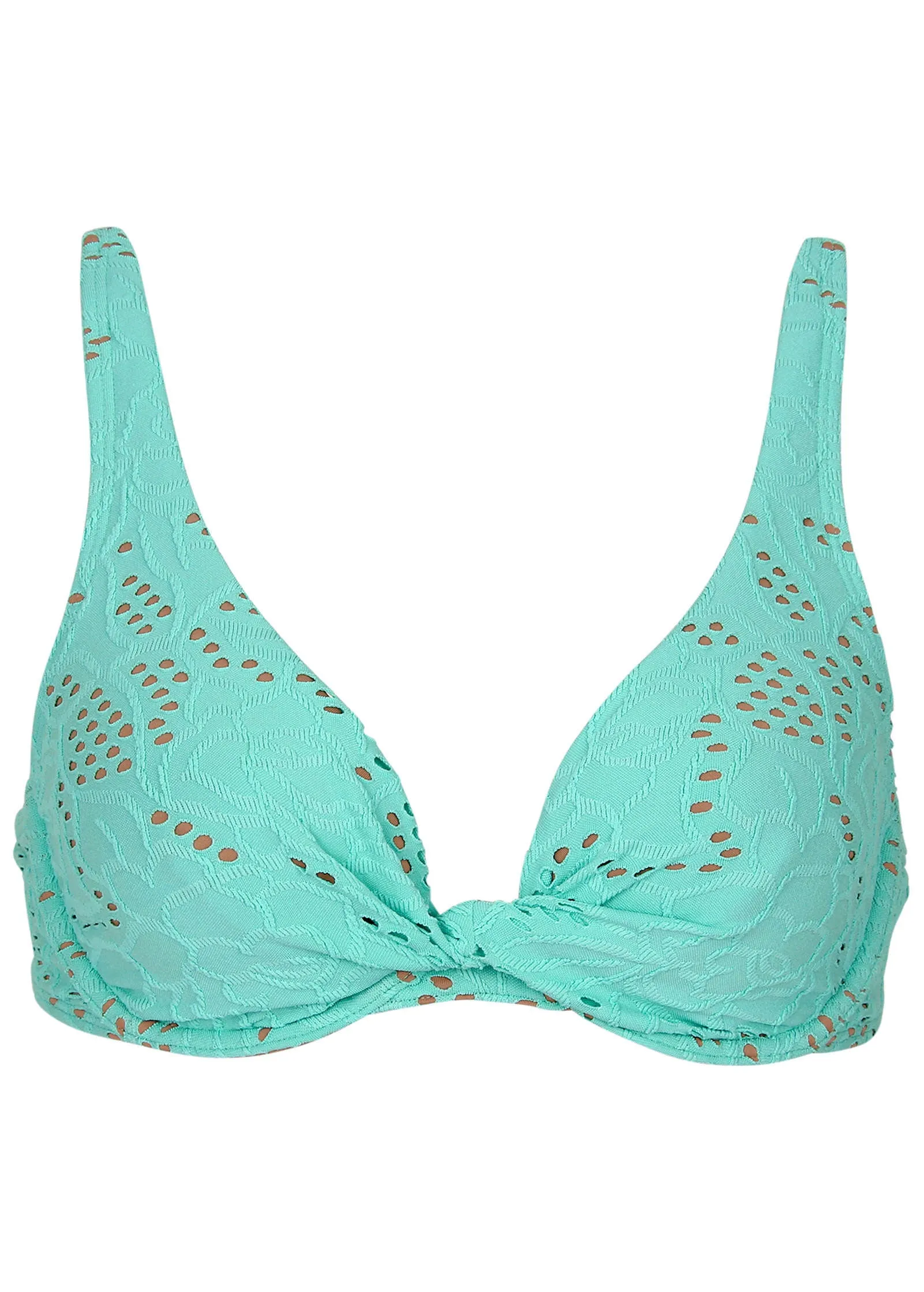 Lace Antigua Twist Top - Light Teal sold by VENUS product image thumbnail 4