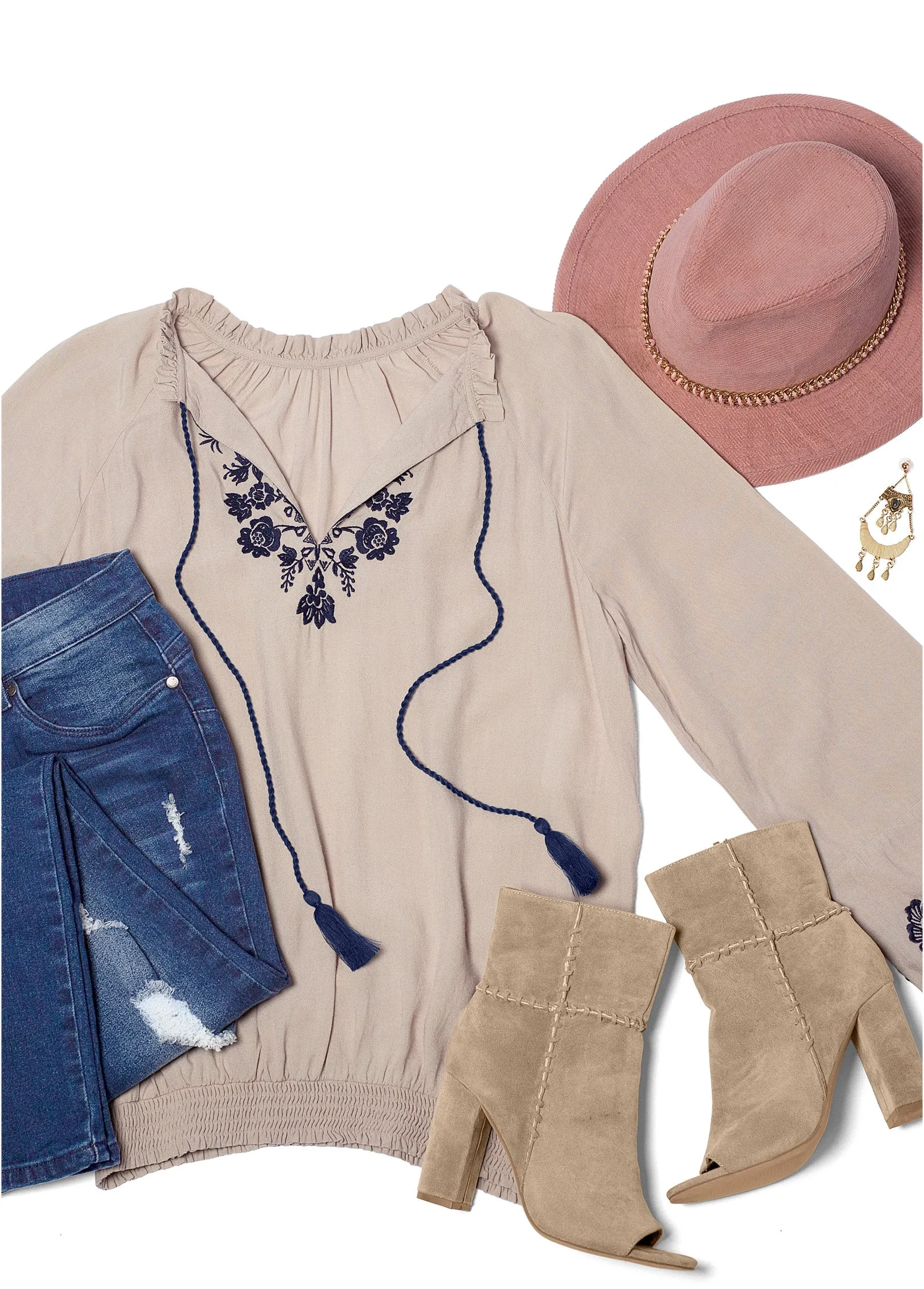 Boho Chandelier Earrings - Gold sold by VENUS product image thumbnail 4