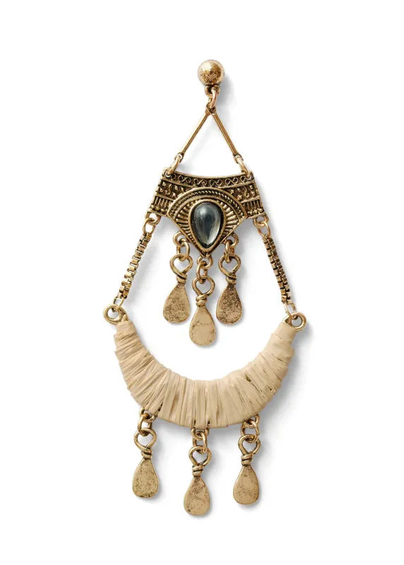 Boho Chandelier Earrings - Gold sold by VENUS