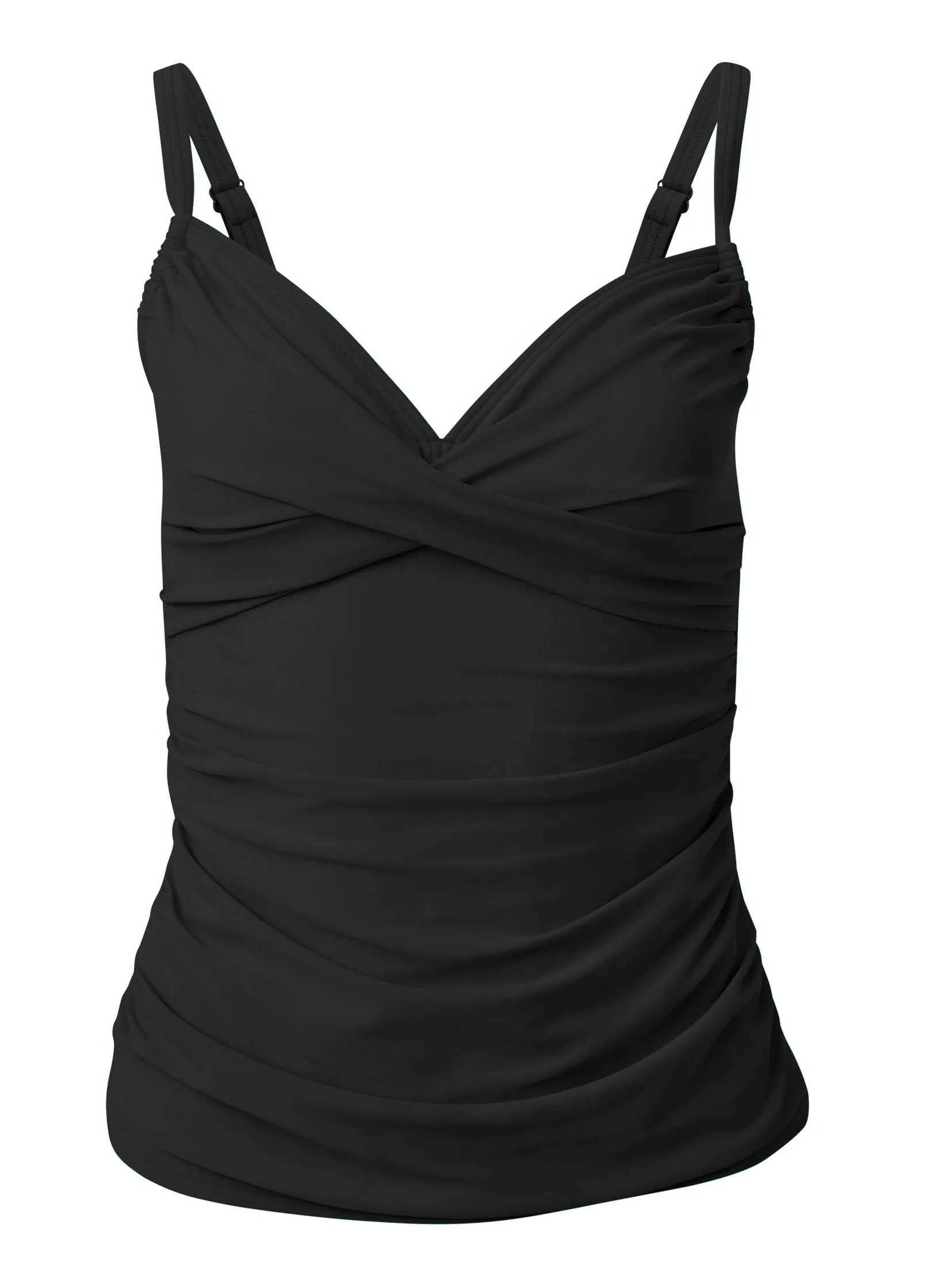 Cross Over Tankini Top - Black Beauty sold by VENUS product image thumbnail 5