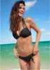 Strappy Bra Bikini Top - Black Beauty sold by VENUS