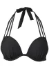 Strappy Bra Bikini Top - Black Beauty sold by VENUS