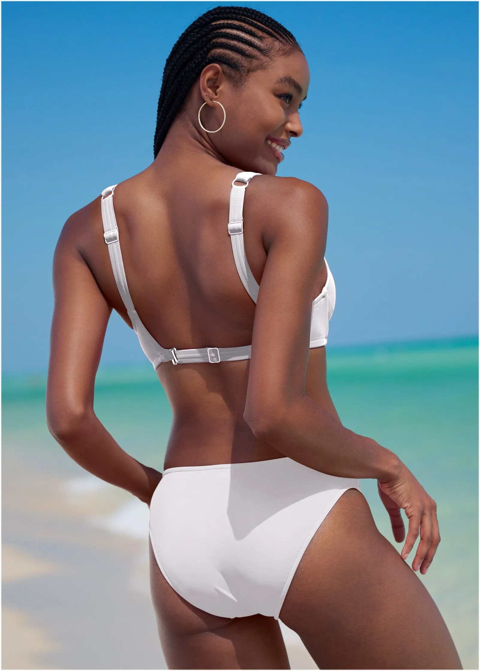 Lovely Lift Wrap Bikini Top - Pearl White sold by VENUS product image thumbnail 2