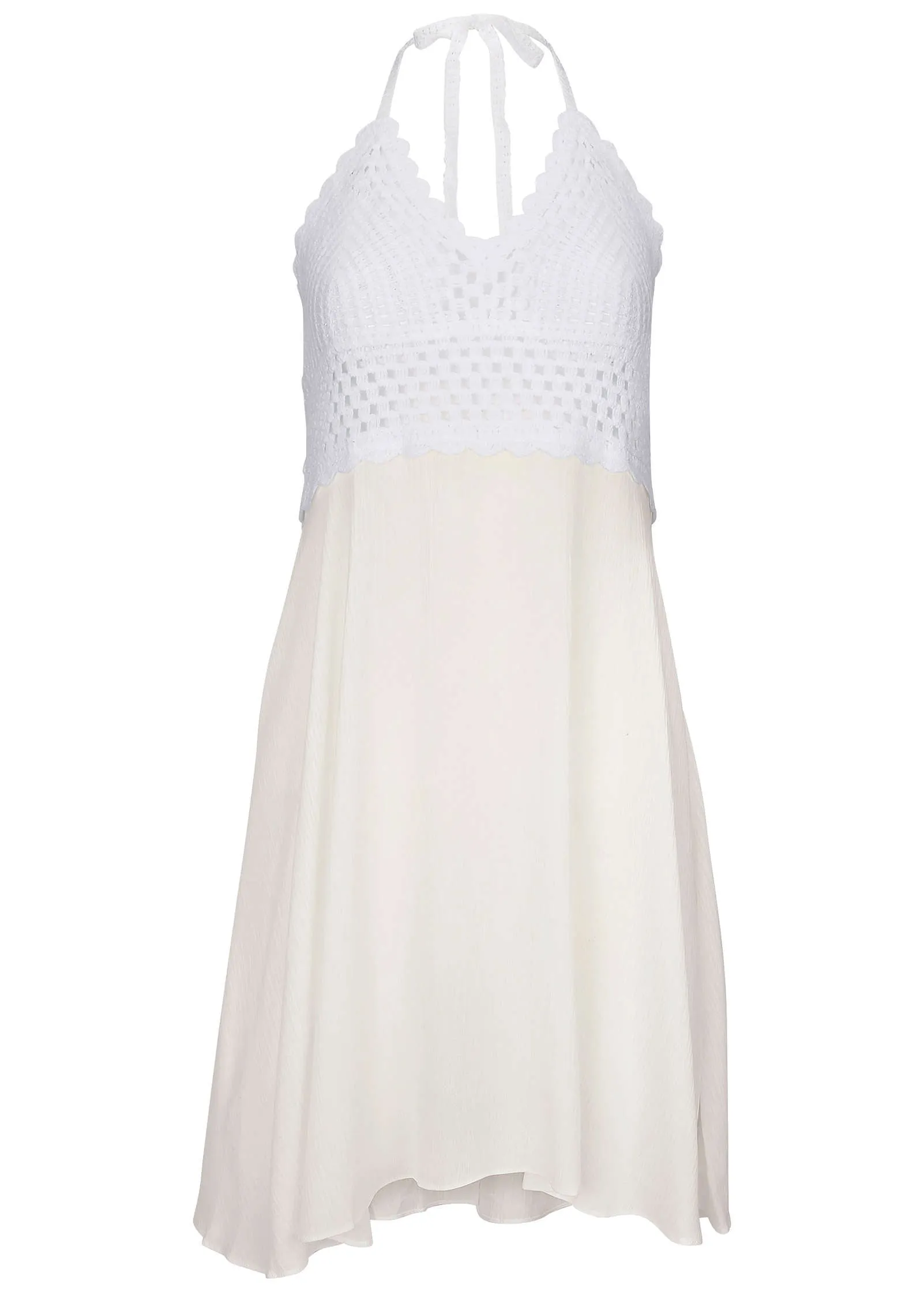Crochet Top Cover-Up Dress - White sold by VENUS product image thumbnail 3