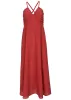 Strappy Back Eyelet Maxi - Rococco Red sold by VENUS
