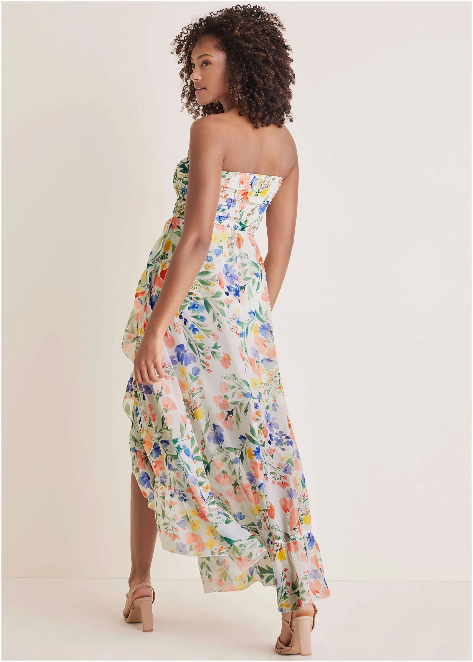 Strapless Smocked Maxi - Field Of Flowers sold by VENUS product image thumbnail 2