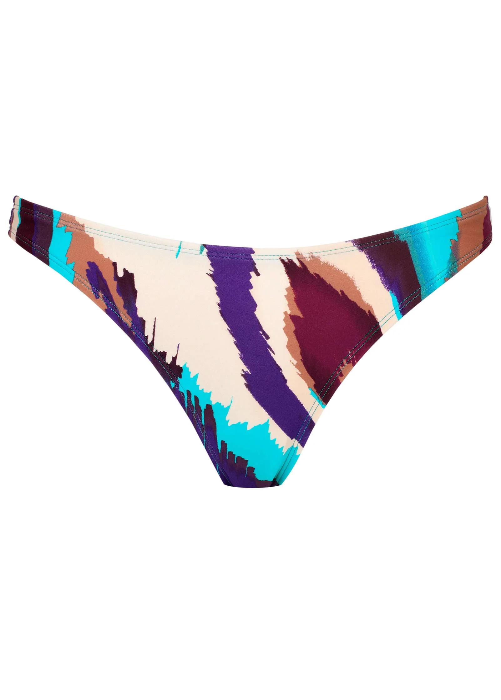 Malibu High Leg Scoop - Ikat Flowers sold by VENUS product image thumbnail 3