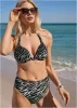 Jungle Burnout Goddess Top - Black & Silver sold by VENUS