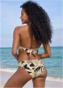 Anguilla Perfect Fit Halter Top - Tricolor Jungle sold by VENUS
