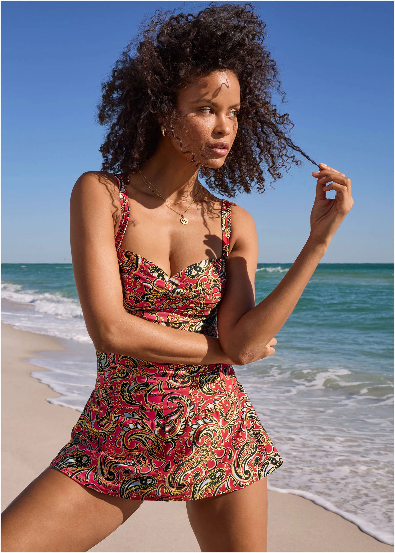 St Tropez Slimming Swim - Splendid Paisley sold by VENUS