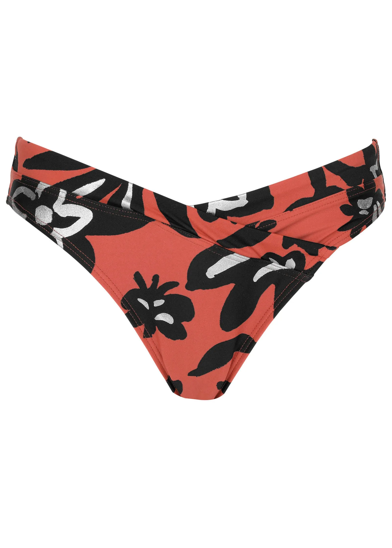 Shine Havana Bikini Bottom - Foiled Painterly Floral sold by VENUS product image thumbnail 4