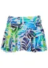 Rio Swim Skirt - Ombre Block Leaves sold by VENUS