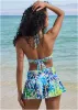 Rio Swim Skirt - Ombre Block Leaves sold by VENUS