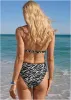 Jungle Burnout Tahiti Bottom - Black & Silver sold by VENUS