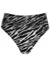Jungle Burnout Tahiti Bottom - Black & Silver sold by VENUS