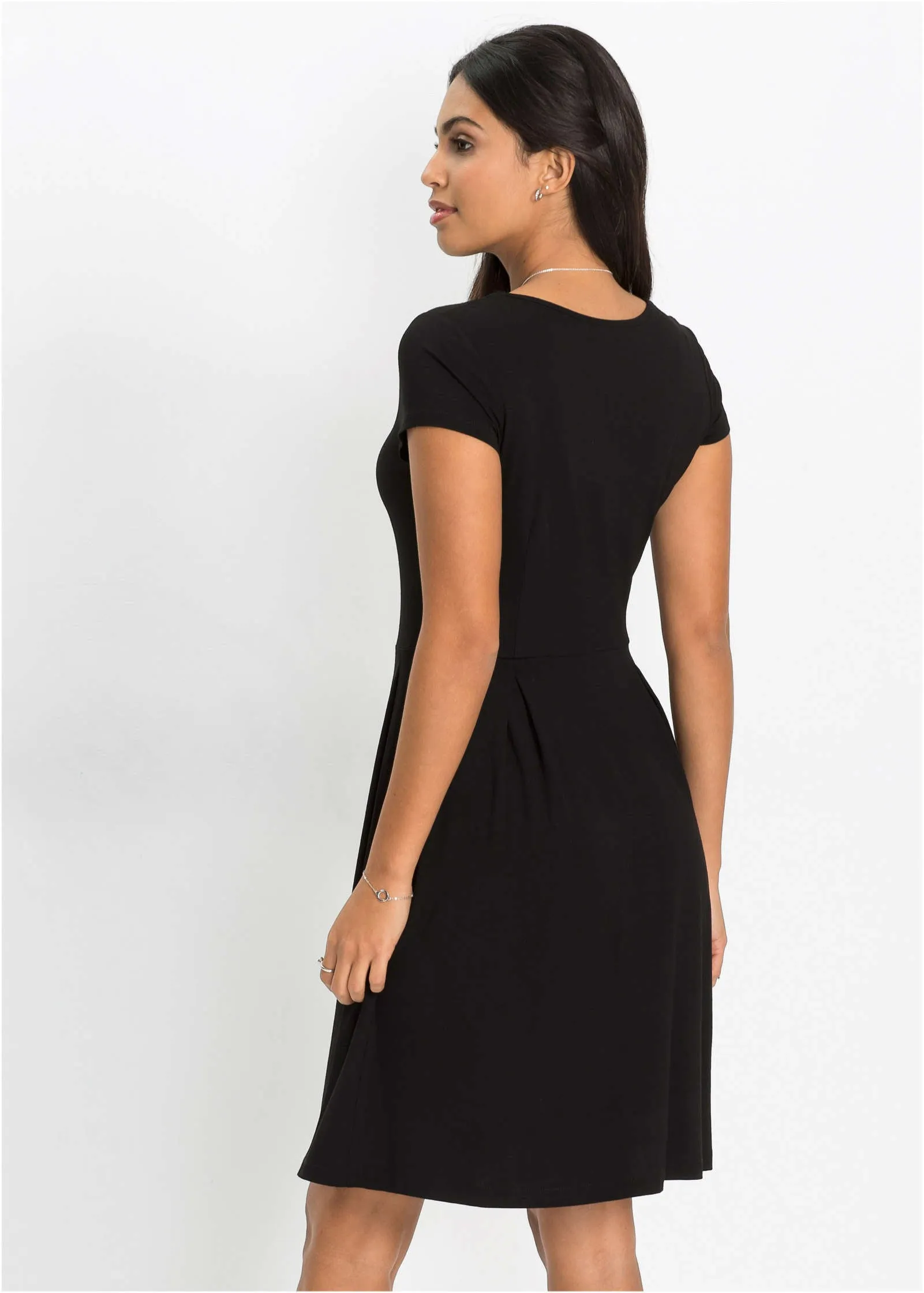 Pleated Mini Dress - Black sold by VENUS product image thumbnail 2
