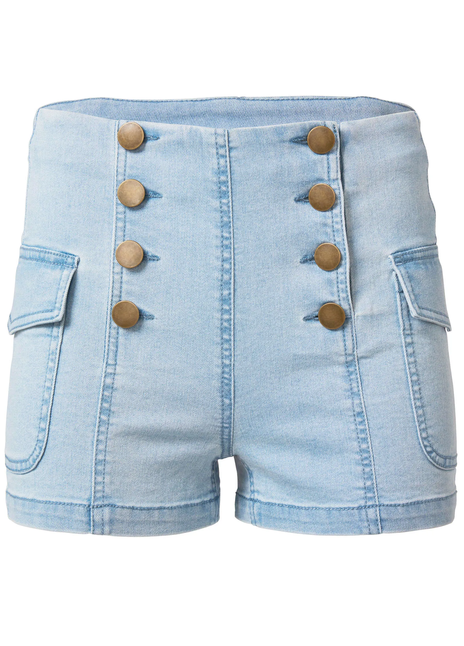 Cargo Sailor Shorts - Light Wash sold by VENUS product image thumbnail 5