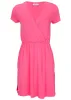 Short Sleeve Cover-Up Dress - Bright Pink sold by VENUS
