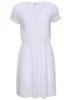 Short Sleeve Cover-Up Dress - White sold by VENUS