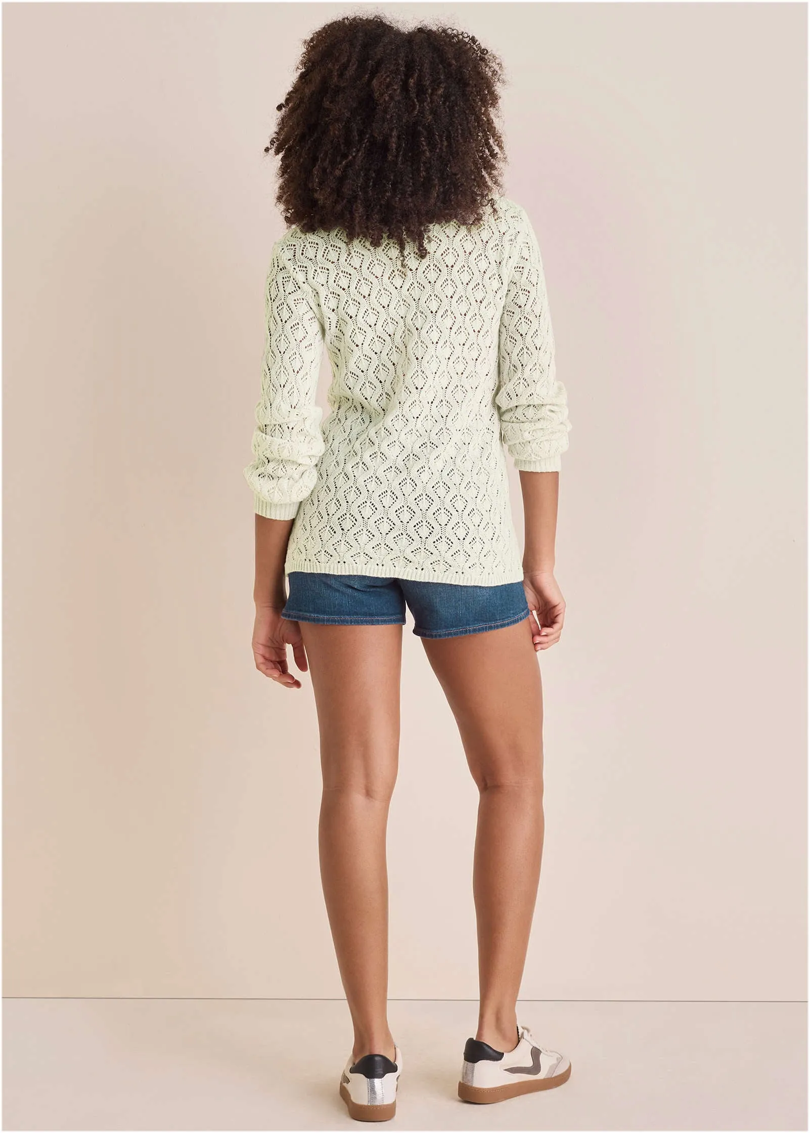 Pointelle Pullover - Beige sold by VENUS product image thumbnail 3