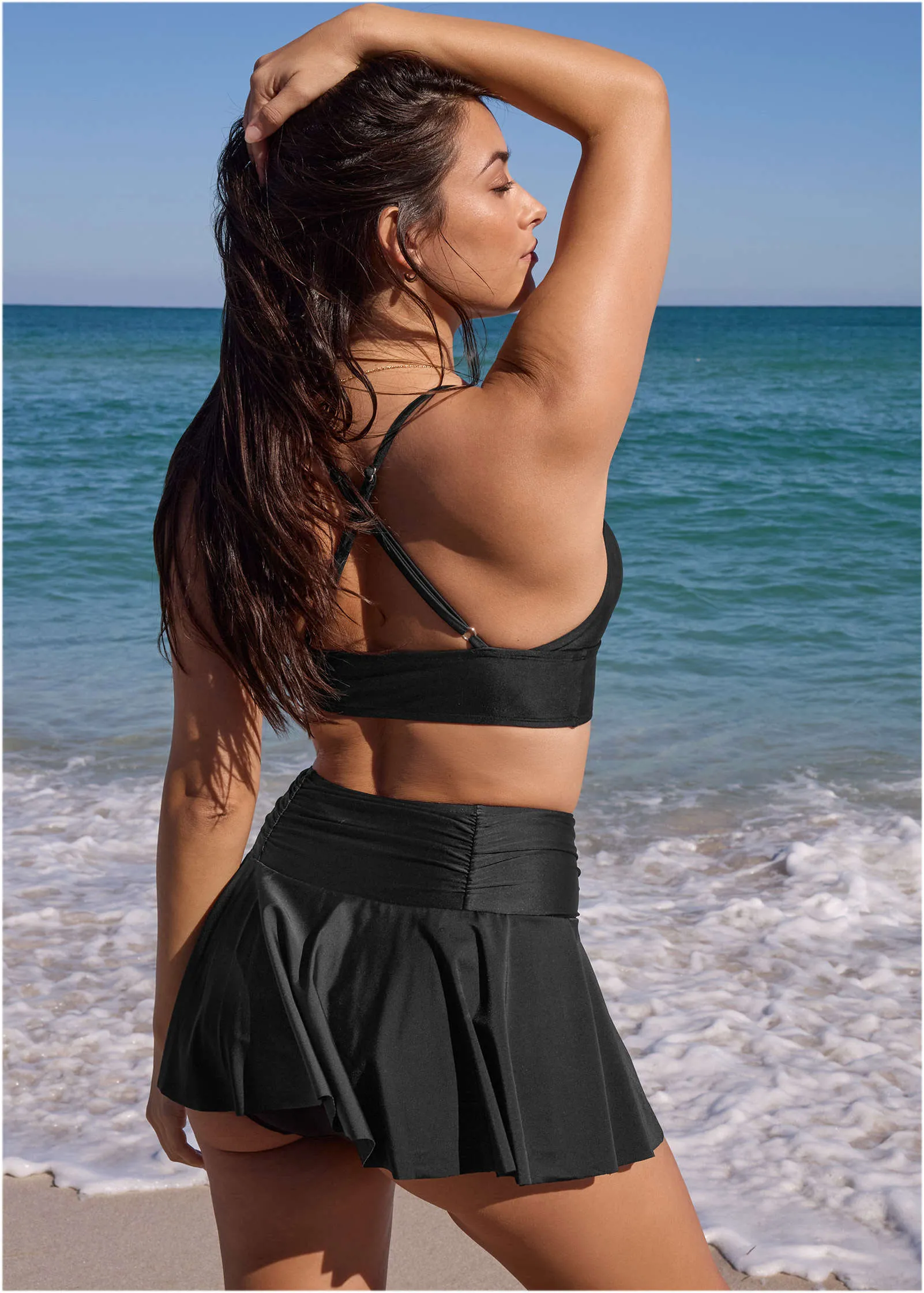 Rio Swim Skirt - Black sold by VENUS product image thumbnail 2