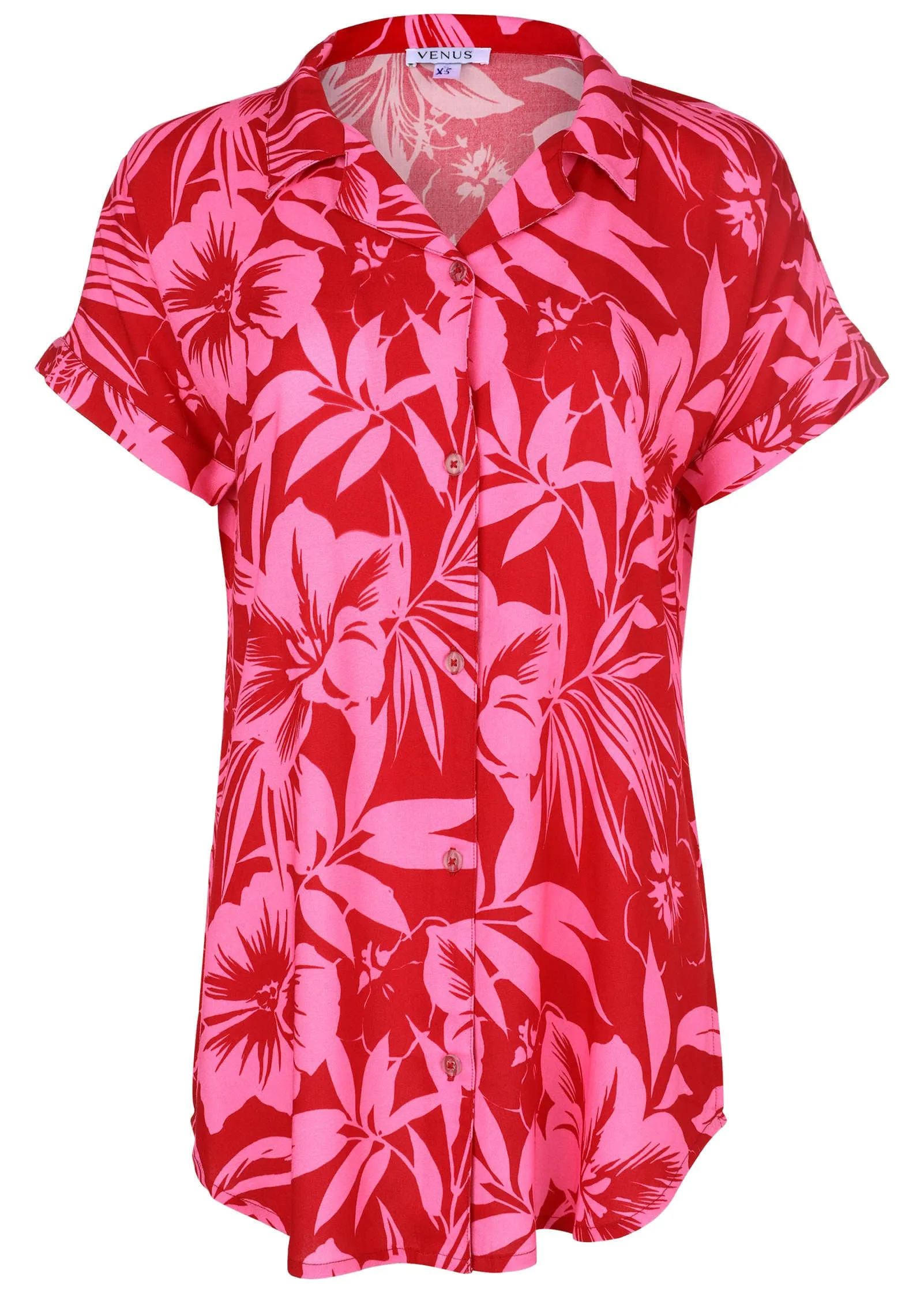 Beach Button Down Shirt - Hot Paradise sold by VENUS product image thumbnail 4