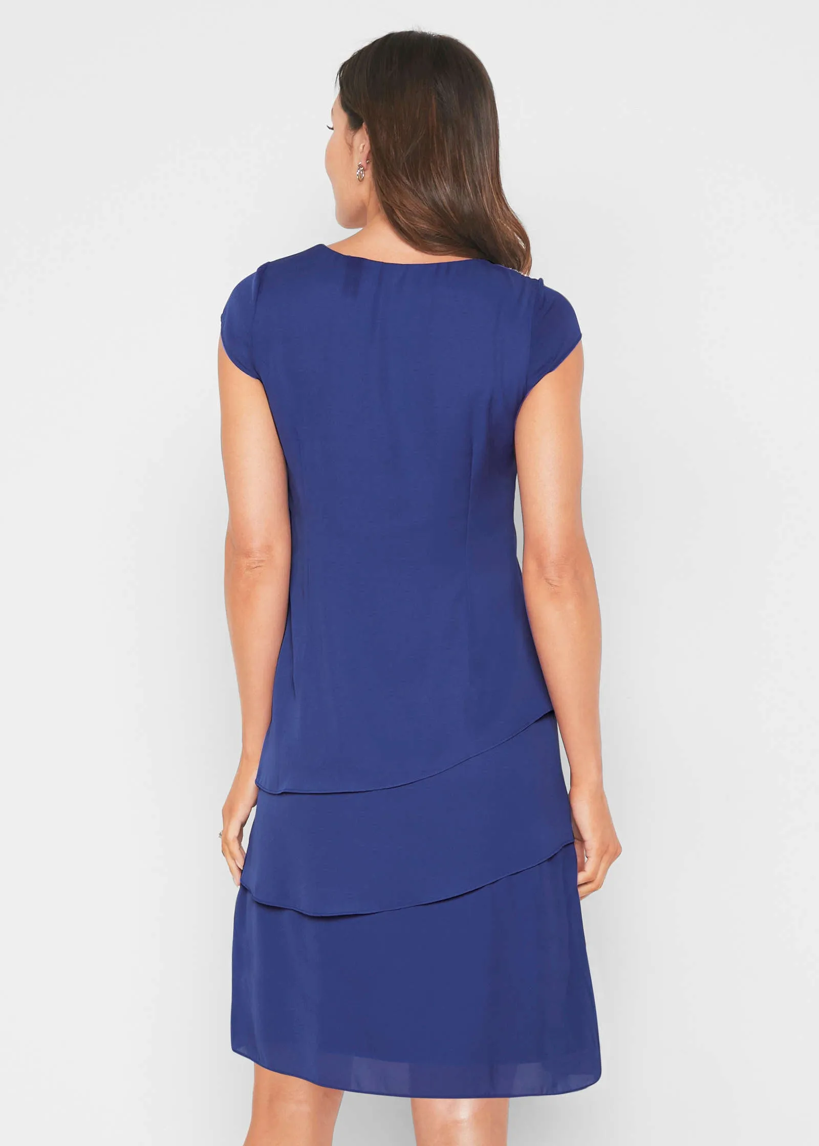 Sleeveless Chiffon Mini - Sapphire Blue sold by VENUS product image thumbnail 2