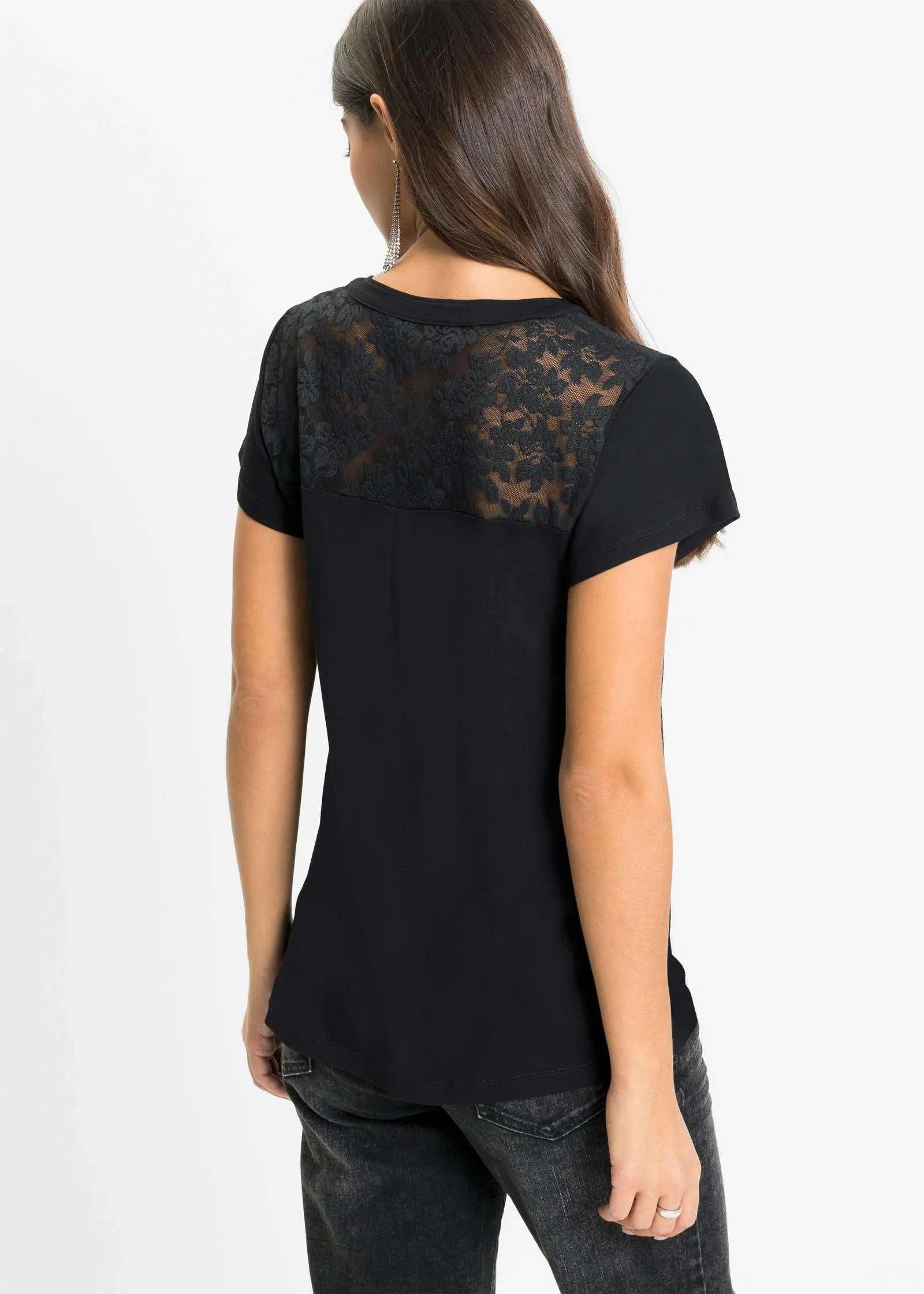 Henley Shirt - Black sold by VENUS product image thumbnail 3