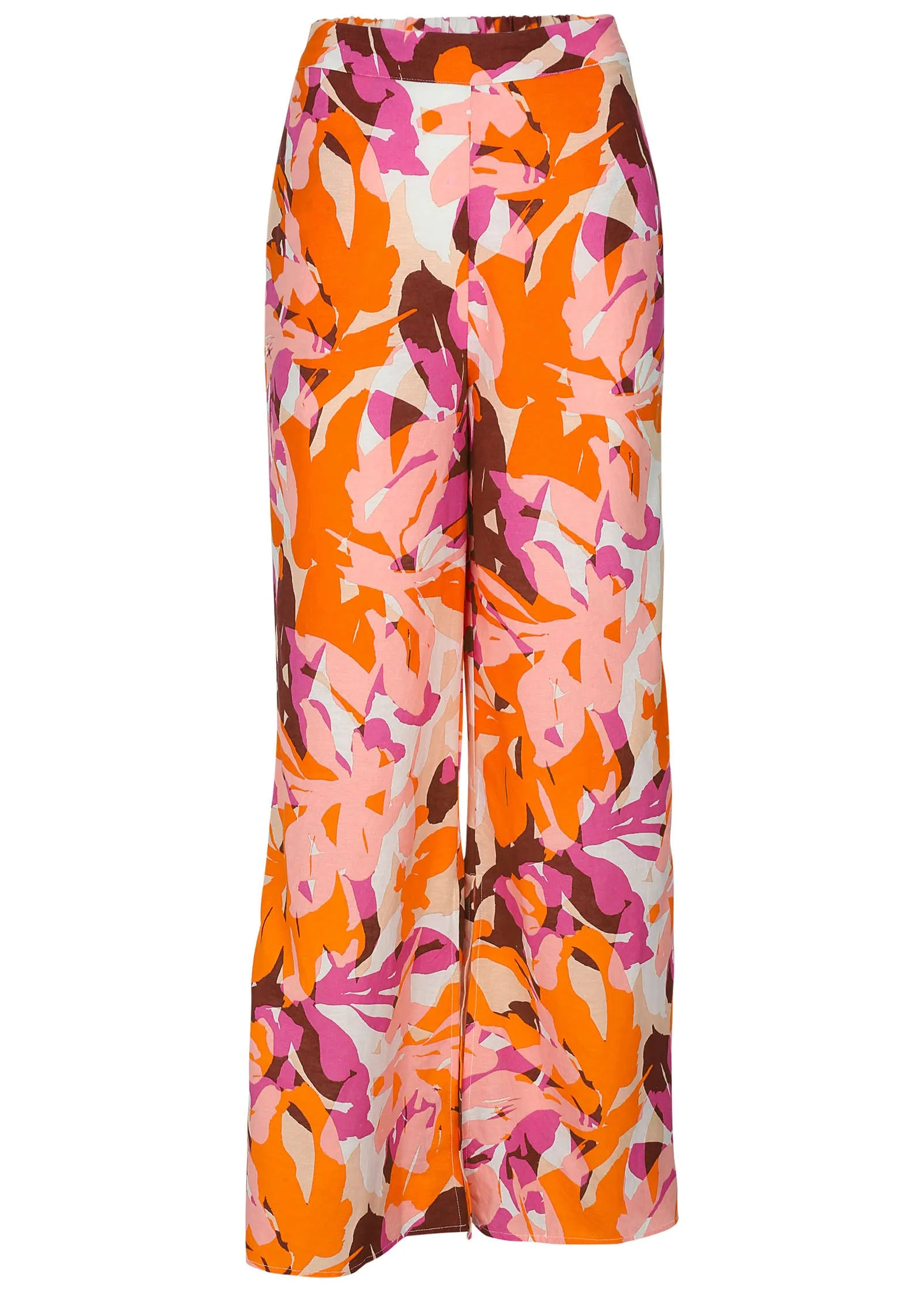 Linen Side Slit Pant - Desert Floral sold by VENUS product image thumbnail 3