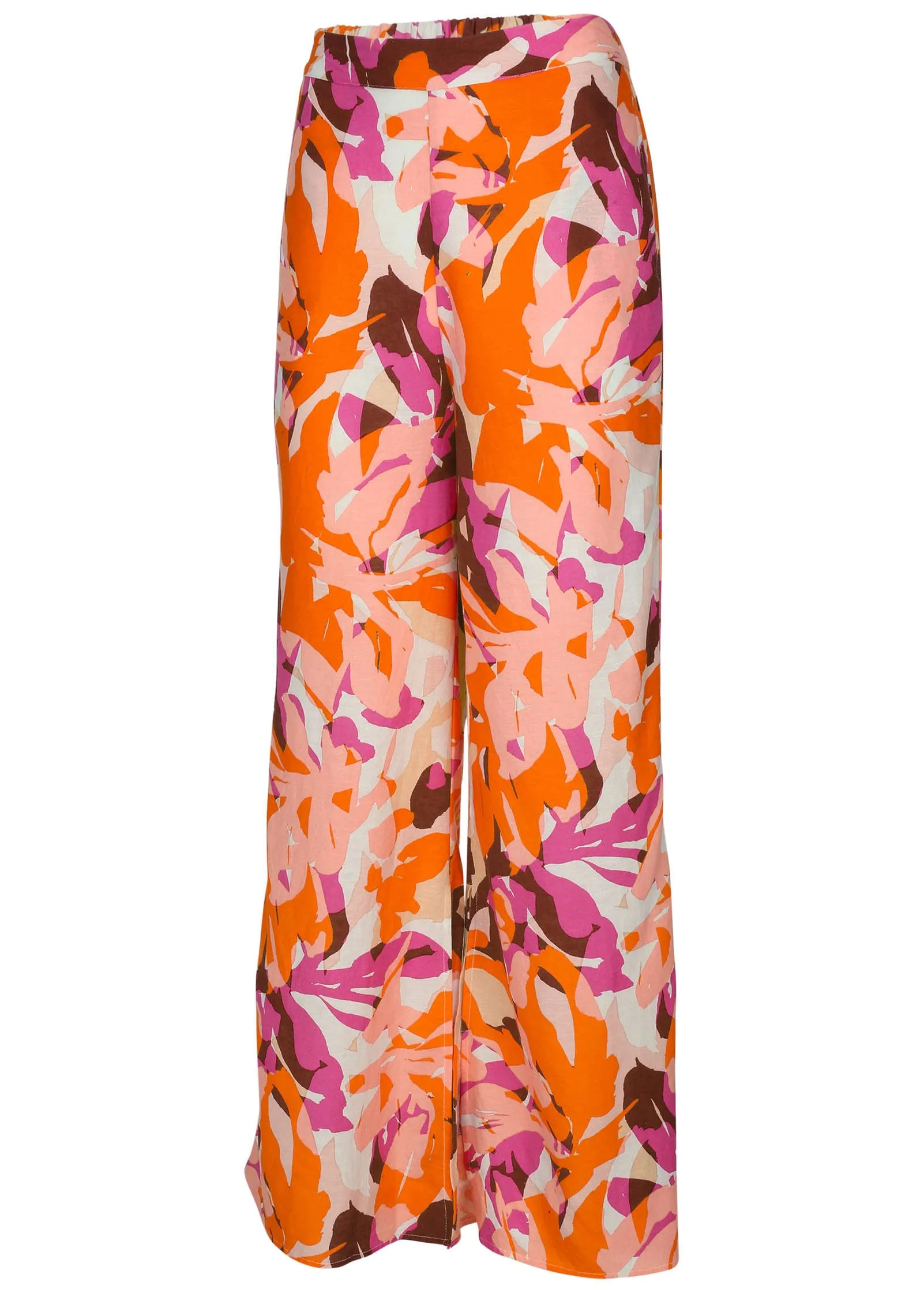 Linen Side Slit Pant - Desert Floral sold by VENUS product image thumbnail 5