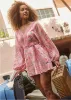 Linen Tie-Waist Romper - Venetian Paisley sold by VENUS