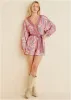 Linen Tie-Waist Romper - Venetian Paisley sold by VENUS