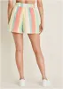 Linen Easy Shorts - Boardwalk Stripe sold by VENUS