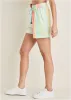 Linen Easy Shorts - Boardwalk Stripe sold by VENUS