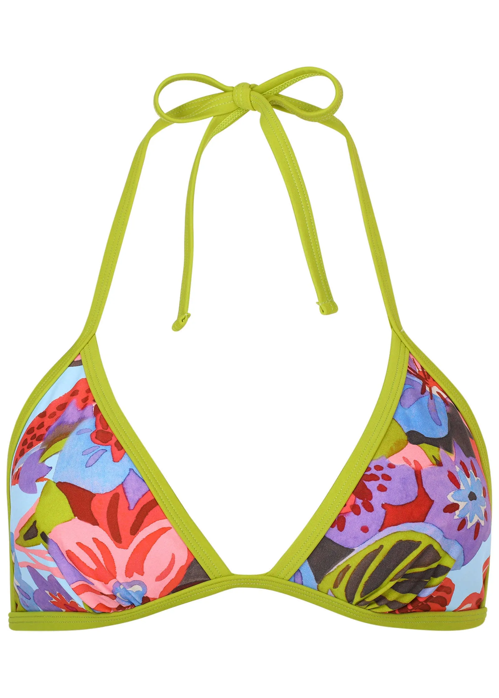 Bahamas Triangle Bikini Top - Strawberry Floral sold by VENUS product image thumbnail 3