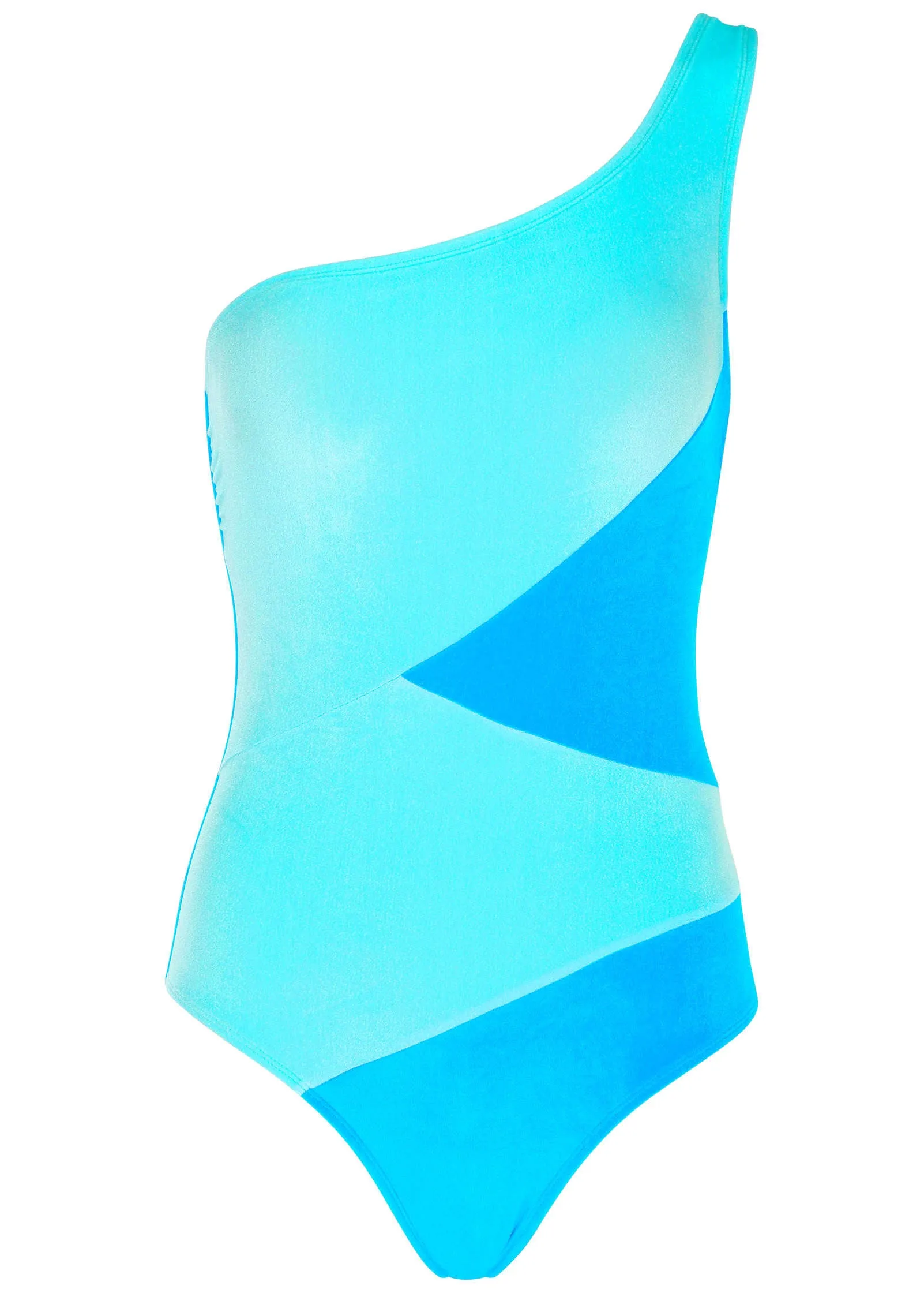 Velvet One Shoulder One-Piece - Seascape sold by VENUS product image thumbnail 4