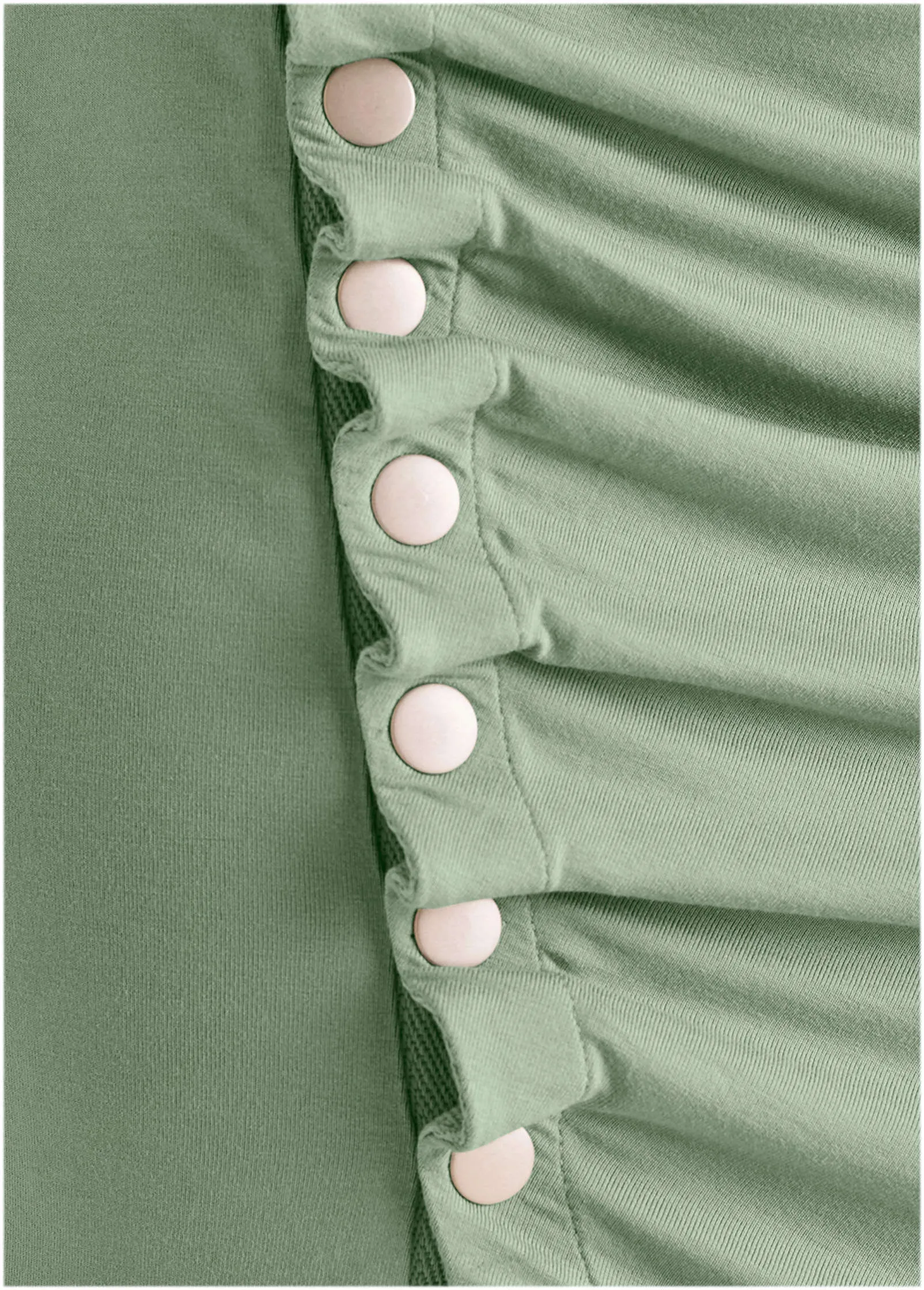 Button Detail Dress - Iceberg Green sold by VENUS product image thumbnail 4