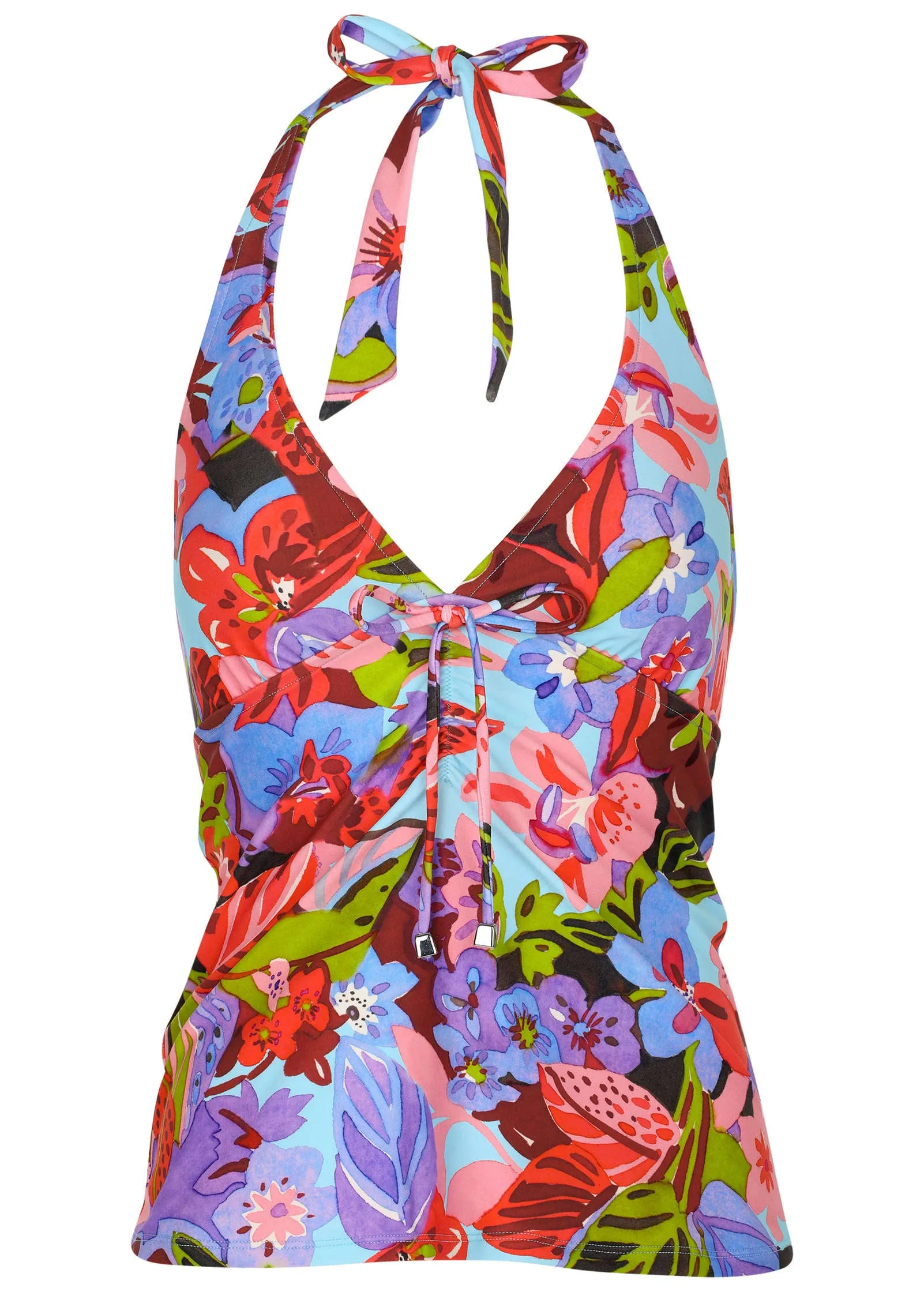 Sicily Halter Tankini Top - Strawberry Floral sold by VENUS product image thumbnail 3