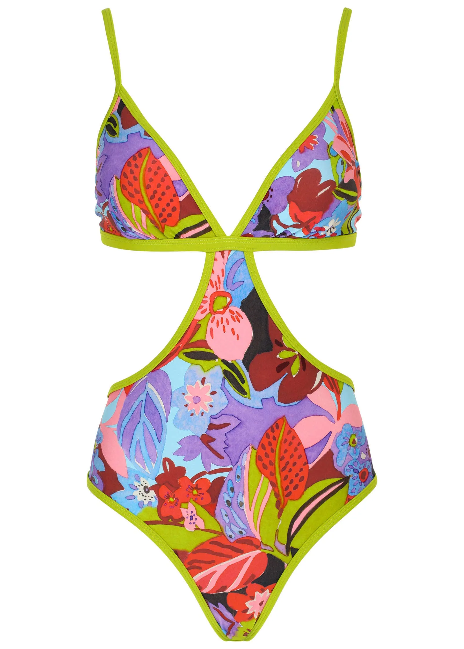 Cutout One-Piece - Strawberry Floral sold by VENUS product image thumbnail 3