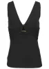 Cut-Out Tank - Black sold by VENUS