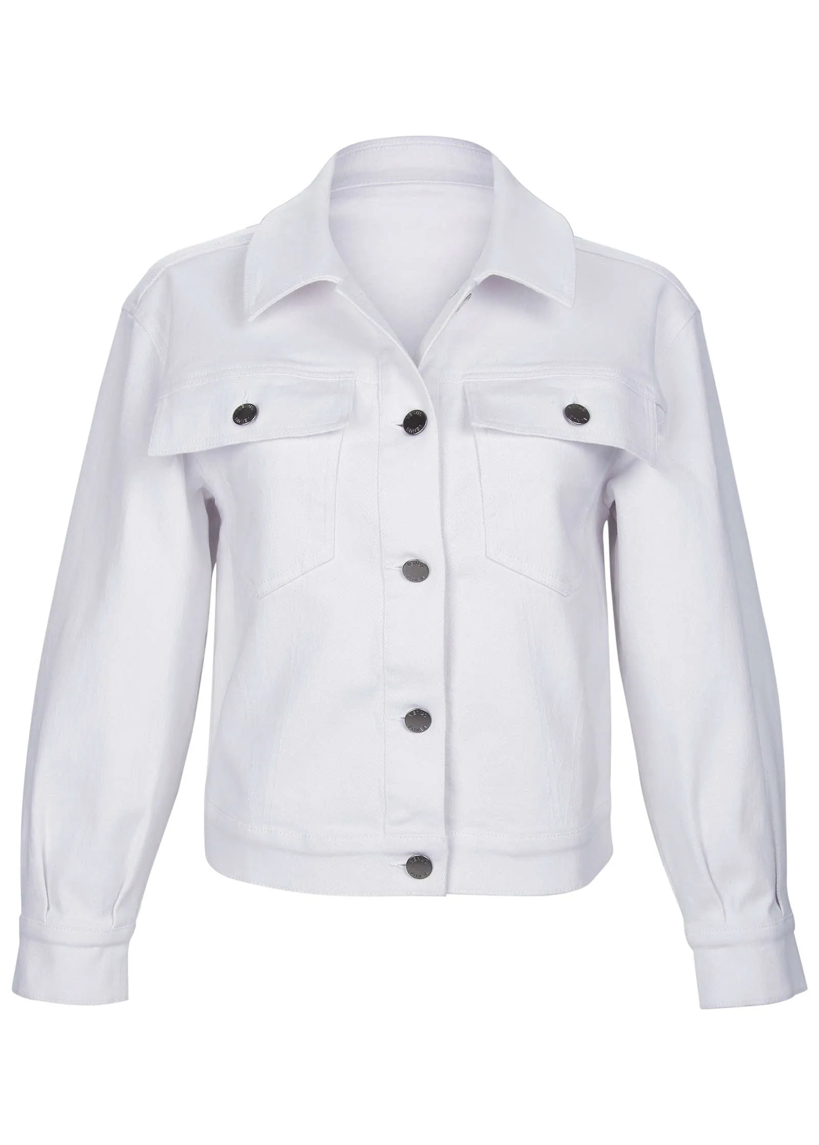 Core Denim Jacket - White Denim sold by VENUS product image thumbnail 4