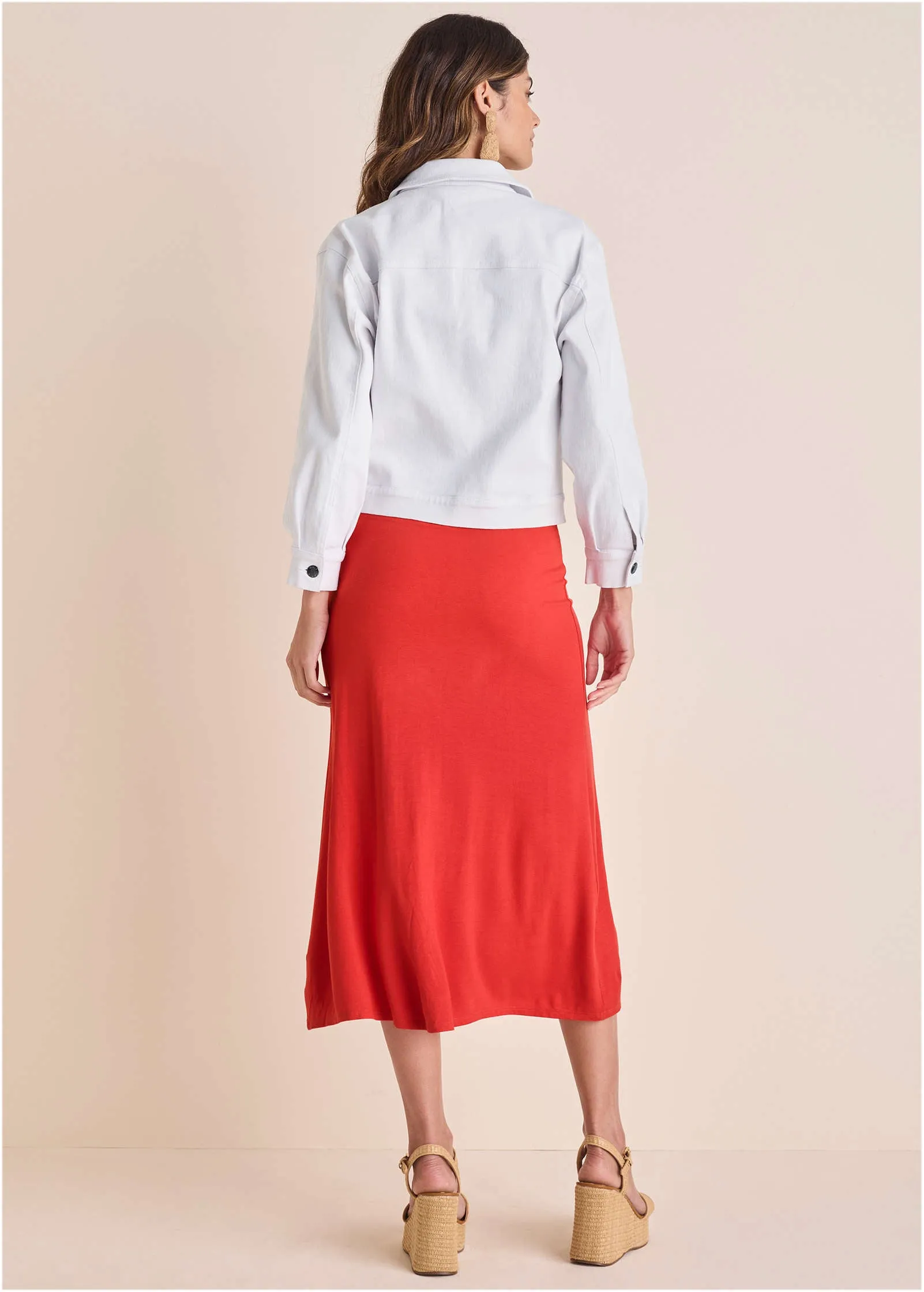 Core Denim Jacket - White Denim sold by VENUS product image thumbnail 3