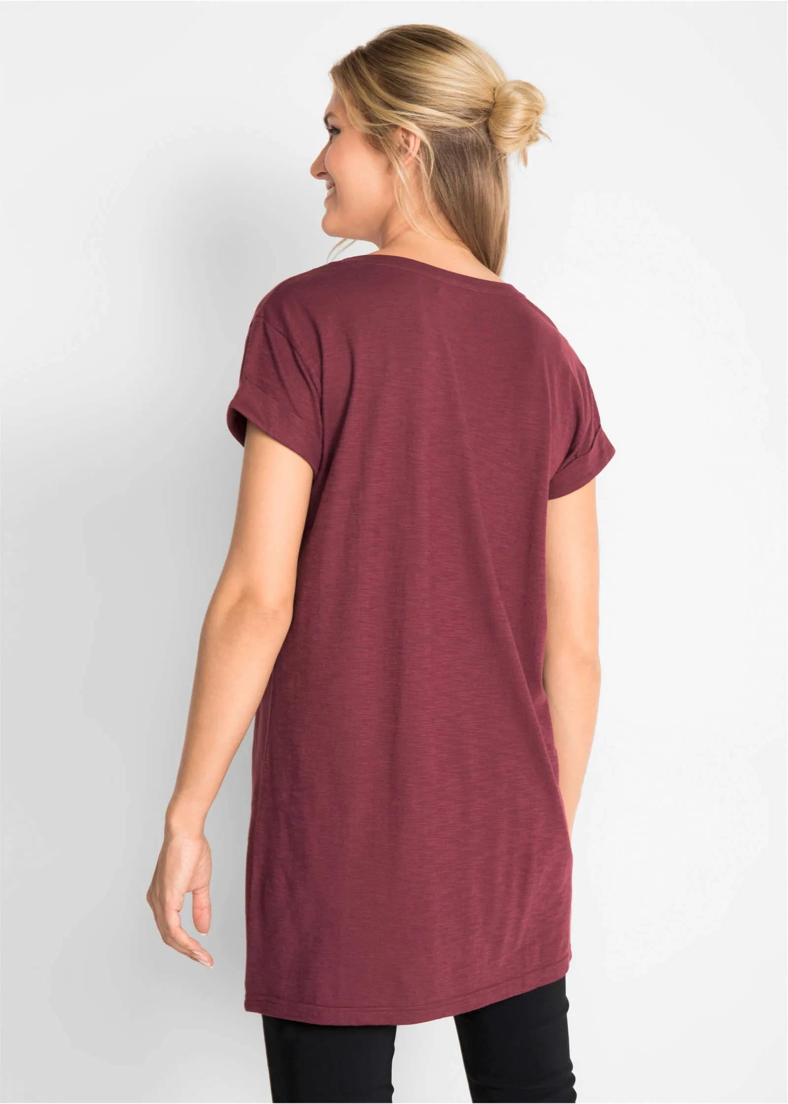 Boxy Short Sleeve Top - Red sold by VENUS product image thumbnail 3