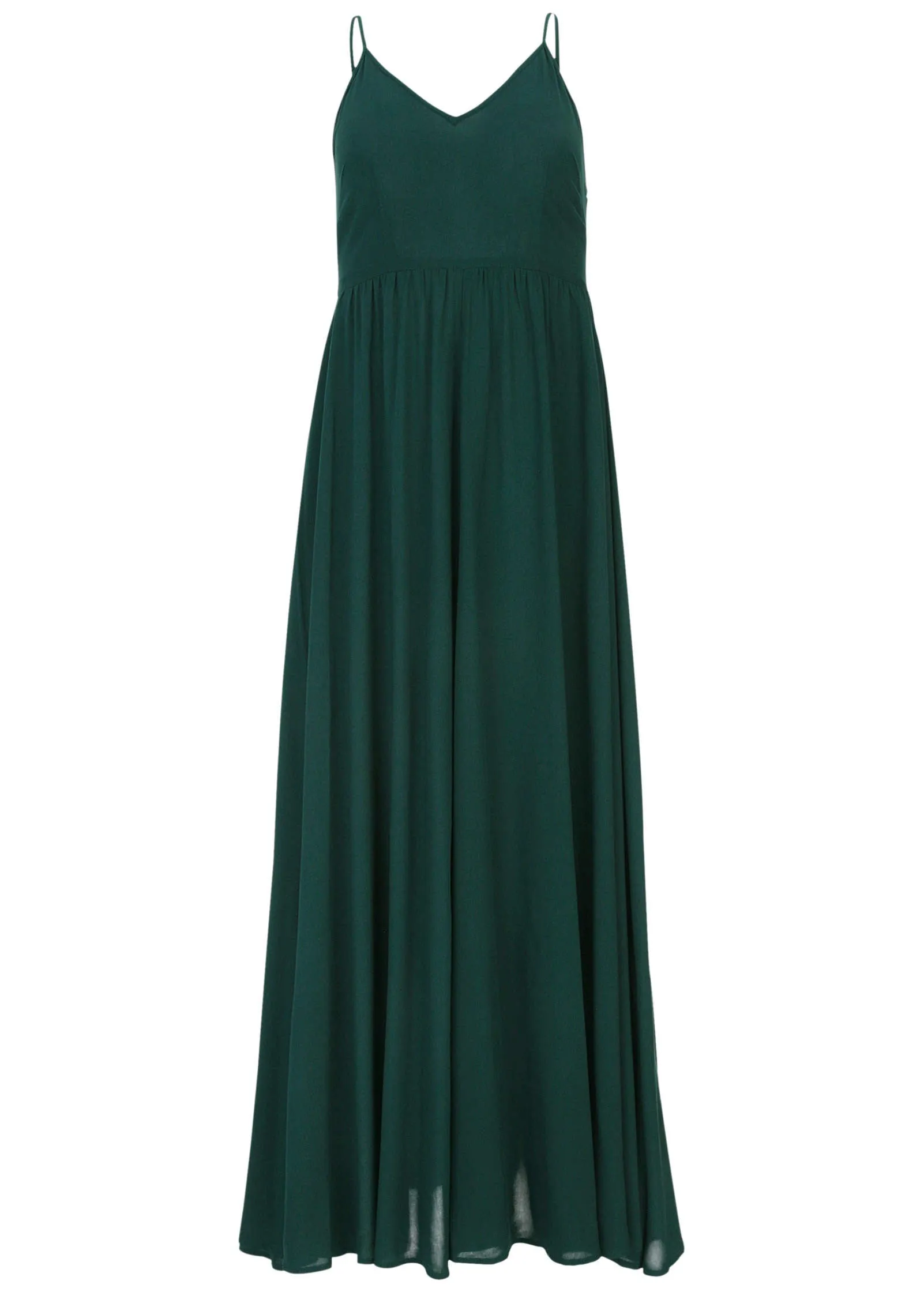 Tie Back Maxi Dress - Dark Green sold by VENUS product image thumbnail 4